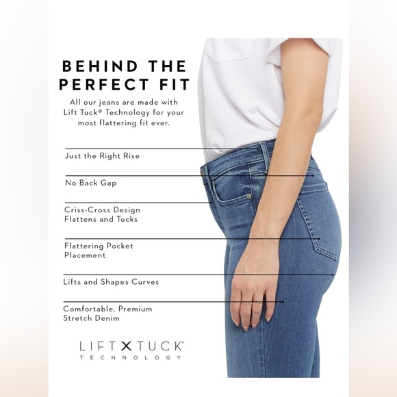 NYDJ Marilyn Straight Lift x Tuck Jeans - Picture 6 of 13